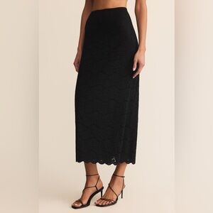 Z Supply Via Lace Midi Skirt.  Size Small
